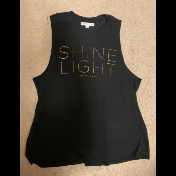 Spiritual Gangster “Shine Light” black tank - Picture 2 of 7